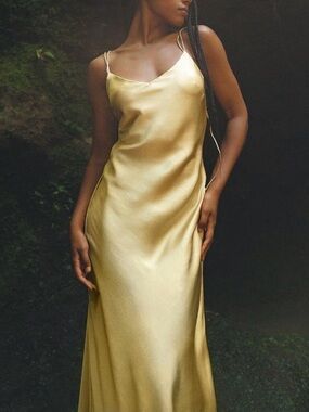 Aya Sacred Wear Silk Slip Dress